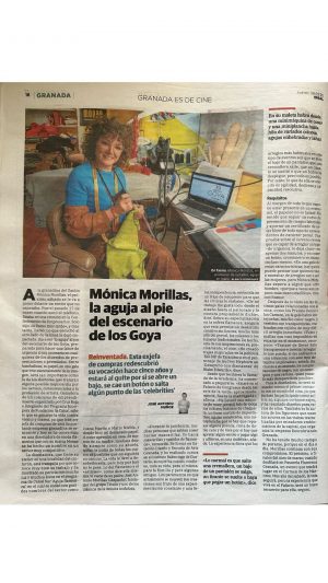 La aguja al pie de los Goya. Monica Morillas, Monae