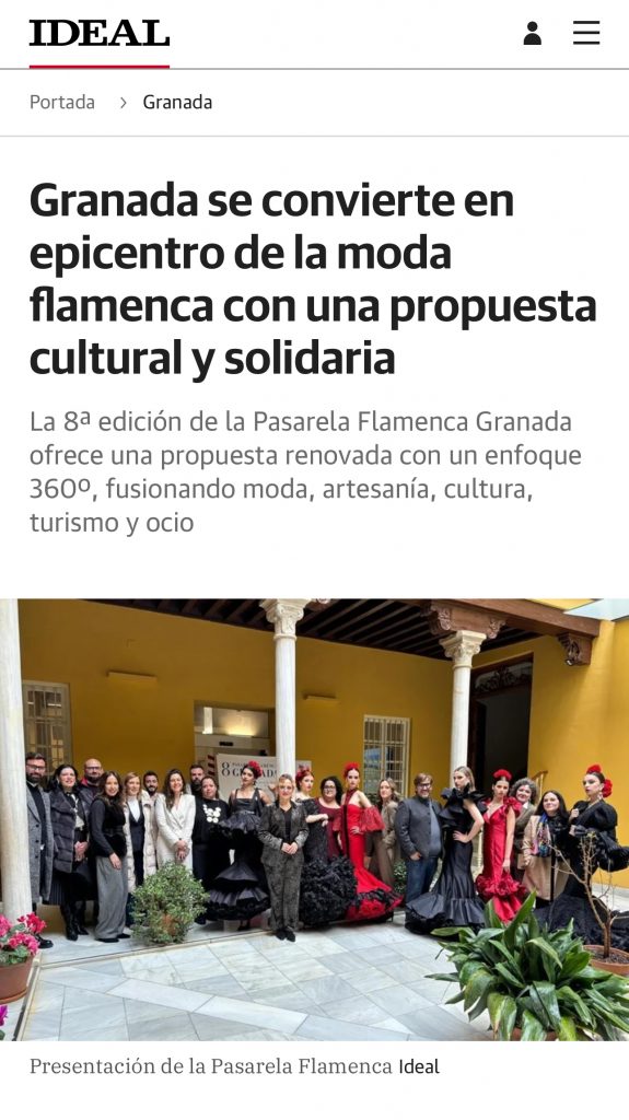 Granda se convierte en epicentro de la moda flamenca