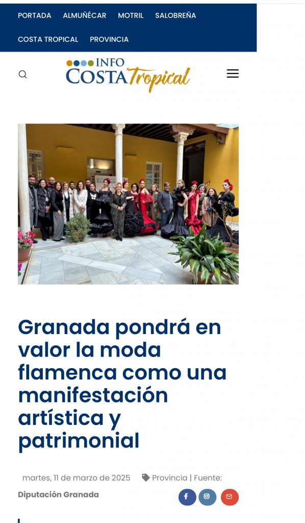 Granada pondrá en valor la moda flamenca como manifestación artística y patrimonial
