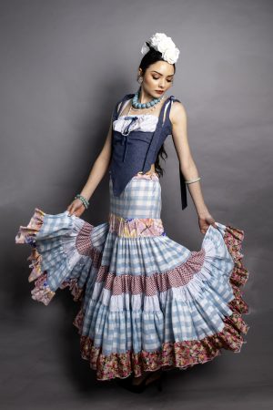 Falda rociera y corpiño